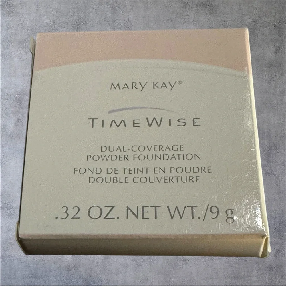 Mary‎ Kay TimeWise Dual-Coverage Powder Foundation Ivory 100 3879 Matte 0.32oz